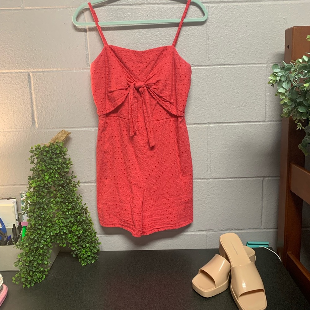 Hot pink summer romper!